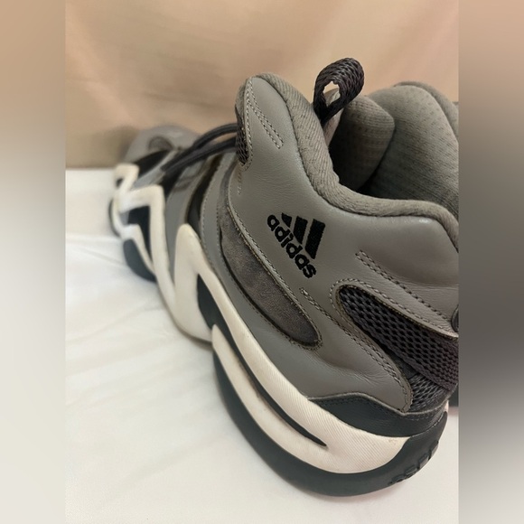 Men’s Adidas Gray and Black Sneakers size 14 sporty running basketball - Picture 7 of 8